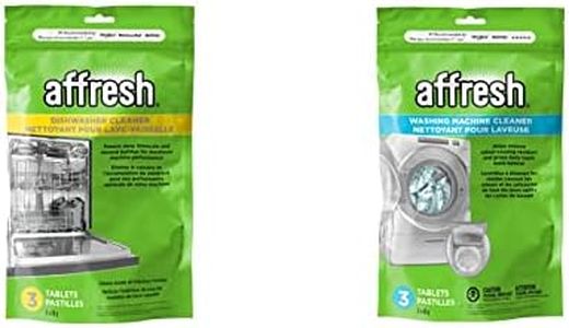 Affresh Dishwasher Cleaner and Washing Machine Cleaner Bundle | 6 Tablets (3 Months Supply Each)