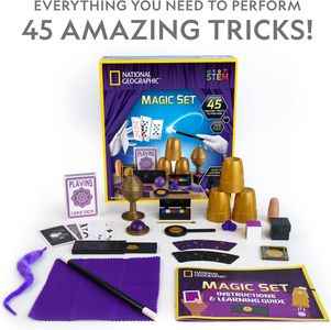 National Geographic Kids Magic Set – 50+ Tricks & Props