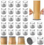 Chair Leg Floor Protectors 24PCS Fu