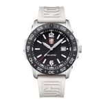 Luminox Rubber Pacific Diver Date Analog Dial Color Black Men Watch - Xs.3121.Wf, White Band