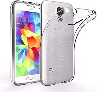 Vultic Galaxy S5 Case - Soft Slim TPU [Crystal Clear] Transparent Protective Back Cover for Samsung Galaxy S5 (Clear)