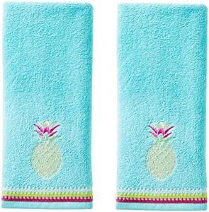 SKL Home by Saturday Knight Ltd. Colorful Pineapple Hand Towel Set, Aqua