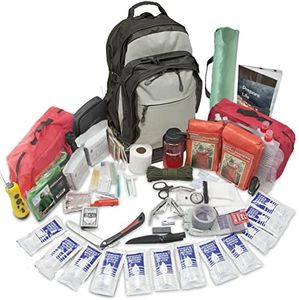 Emergency Zone Stealth Tactical 2-Person, 72-Hour Emergency Survival Kit, Wilderness Survival Gear, Waterproof & First Aid, Food & Water, Ready for Earthquake, Hurricane, Disaster Preparedness