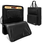 TORIBIO Solar Panel Storage Bag, Padded Portable Solar Panel Travel Bag Compatible with Jackery SolarSaga 100W/200W, Dustproof Waterproof Protective Carrying Pocket Case for Outdoor Camping Travel