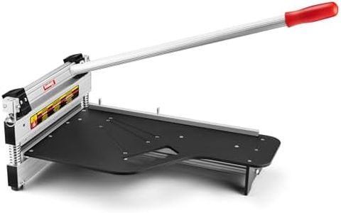 Goldblatt 13" Laminate Floor Cutter, Professional Vinyl Floor Cutter, Aluminum Alloy Body, Tungsten Steel Blade - Cuts Parquet, Engineered Hardwood, VCT, LVT, SPC, PVC, LVP, WPC