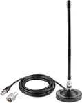 Eifagur Long Range 27MHz Heavy Duty Magnetic Base Station Soft Whip CB Radio Antenna Kit for Cobra Midland Uniden Maxon President Anytone Vehicle Car Truck Mobile Handheld CB Radio Police Scanner