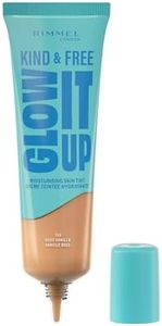 Rimmel London Kind & Free GLOW IT UP Moisturising Skin Tint, 150, Rose Vanilla, 30ml