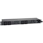 Tripp Lite Basic PDU, 30A, 4 Outlets (C19), 208/240V, L6-30P, 12 ft. Cord, 1U Rack-Mount Power (PDUH30HV19),Black