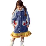 FASHION YO Snow White Elsa Winter Bow Oversized Blanket Hoodie Kids, Girls, Super Soft Warm Fleece Sweatshirt With Pocket for Children Teens, Long Sleeves (fleece fabric, Snow White)