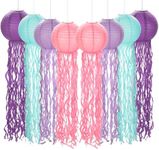 Kopesmsy 8 Pcs Hanging Jellyfish Pa