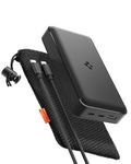 Spigen ArcPack 30000mAh Power Bank | PD 3.0, PPS Fast Carging | 30W Max Output | 2 Type-C Ports, 1 USB-A Port - (ABS + PC | Black)