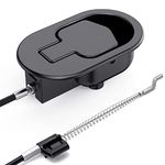 Baridwon Recliner Replacement Parts(1 Sets), Recliner Cable Replacement Parts with Metal Release Pull Handle fits Ashley and Most Recliner Sofa, Exposed Cable Length 5.12Inch