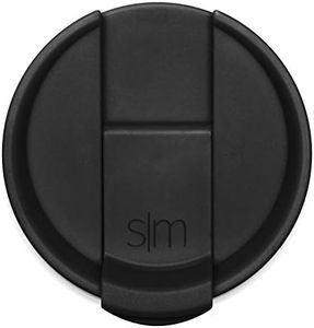 Simple Modern Tumbler Coffee Lid Replacement | Reusable Insulated Lid ONLY Fits Simple Modern, S|M Voyager | Flip Lid | Voyager Collection | Midnight Black