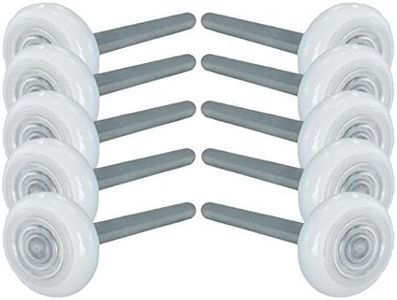 DURA-LIFT Ultra-Seal 2" Nylon Garage Door Roller with Sealed Precision 13-Ball Bearing on 4" Stem (10 Pack)