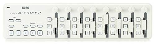 Korg - nanoKONTROL2 - Slimline USB MIDI Controller - White