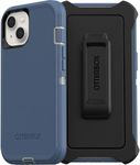 OtterBox iPhone 13 (ONLY) Defender Series Case - Fort Blue, Rugged & Durable, with Port Protection, Includes Holster Clip Kickstand