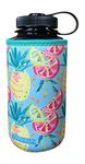 Koverz XL Neoprene 32-40 oz Water Bottle Insulator Cooler Coolie - Pineapples