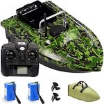 DBMGB RC Fishing Bait Boat, 500m Multifunctional Bait Boat with Powerful Dual Motors and GPS Automatic Cruise, One Key Return Home, Load 2kg, Battery 5200/12000mAH Optional