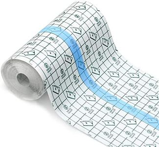 Waterproof Bandages Transparent Film Dressing, 6 Inch x 5.4 Yard Clear Adhesive Bandages Shower Shield Dressing Tape for Tattoos Aftercare Swimming