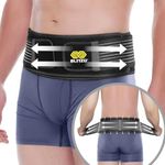 BLITZU Sacroiliac SI Hip Belt For Women And Men. Lower Back Support Belt. Compression Hip Brace for Pelvis, Joint, Lumbar & Sciatica Pain Relief. Sciatic Nerve Brace, Waist Pelvic Support Belt. S-M