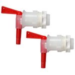 JOKBEN 2 Pair Plastic Bottling SpigotFiller Spout Bucket Tap for Homebrew Wine Making Beer