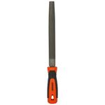 BLACK+DECKER BDHT22146 Steel 200mm 2nd Cut Half Round File (Orange)