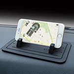 Nlmayt Car Dashboard Mat Phone Holder Non-slip Silicone Cell Phone Dash Mount Pad Car Phone Sticky Pad Stand for All Vehicles Phones GPS