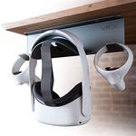 VRGE Universal VR Under Desk Mount Storage Stand - For Oculus Rift, Rift S, Quest, HTC Vive, Vive Pro, Playstation VR, Valve Index and Mixed Reality Headsets