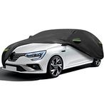 NEVERLAND Car Cover Hatchback Waterproof Heavy Duty 420D Oxford Windproof Resistant Outdoor UV Protection Full Car Covers S 360x170x155CM/ Fit up to 142"