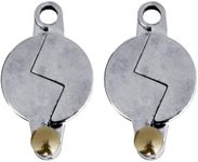 NUSET Water Faucet Lock - Water Spigot Lock for Garden Hose Bib Lock, Chrome, 2895-2, 2 Pack