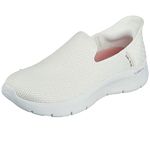 Skechers Go Walk Flex-Relish, Women's Sneakers, Off White Textile/Trim, 39 EU