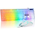 CHONCHOW LED Keyboard and Mouse, 10