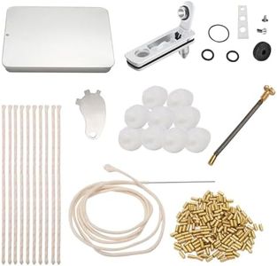 Lighter Repair Kit – Flint & Wick Set for Fluid and Insert Lighters (200Pcs High-Hardness Flint, Upgraded Stainless Steel Gasket, Cotton Wick with Needle, Cotton Wick with Copper Wire, Storage Box)