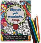 Funny Adult Wine Coloring Book