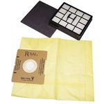 Royal Type V Aire Canister Vacuum Cleaner Bags/7 Pack Plus 2 Filters - Genuine OEM AR10125