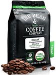 The Bean Organic Coffee Company Water Processed DECAF Peppermint Mocha, Medium Roast, Whole Bean Coffee, 16-Ounce Bag