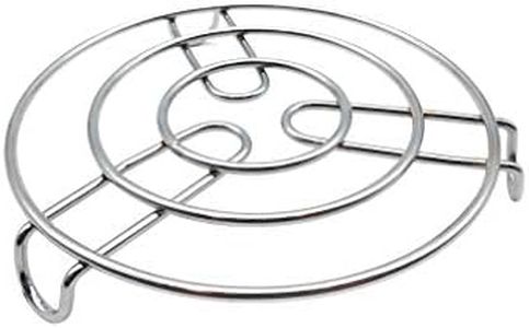 Stainless Steel Trivet, Home Kitchen Hot Plate Holder Trivets, Heat Resistant Round Pads Holders for Hot Dishes and Table, Teapot - Kitchen Potholders for Jar Opener, Spoon Holder, Oven Mitts (1)