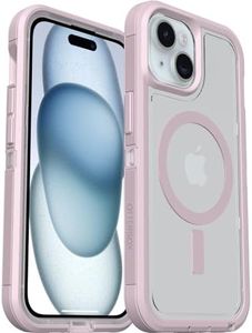 OtterBox Defender Series XT Clear MagSafe Case for iPhone 17e, 16e, 15, 14, 13, Shockproof, Drop Proof, Ultra-Rugged, Protective Case, 7X Tested to Military Standard, Clear, Purple