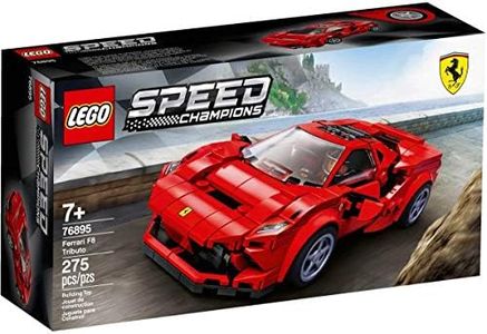 LEGO Speed Champions 76895 Ferrari F8 Tributo Toy Cars for Kids, Building Kit Featuring Minifigure, New 2020 (275 Pieces)