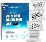 Pool Closing Kit for Above Ground Pool and inground Pools - Make Pool Open & Close Easy with This Pool Winterizing Kit - Up to 12,000 Gallons - AquaDoc Pool Chemicals