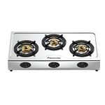 Butterfly Bolt 3B Stainless Steel Lpg Open Gas Stove, Silver