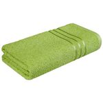 MYTRIDENT Towels for Bath | Comfort Living Towels | Quick Drying | Travel Friendly | Bath Towel for Men/Women | 1 Piece Towels for Bath Large Size |100% Cotton 400 GSM | 70 cms x 140 cms - Lime Green