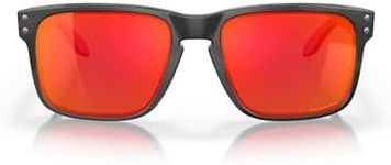 Oakley Men's Holbrook Non-polarized Iridium Square Sunglasses, Black Camo, 57.0 mm, 57 mm
