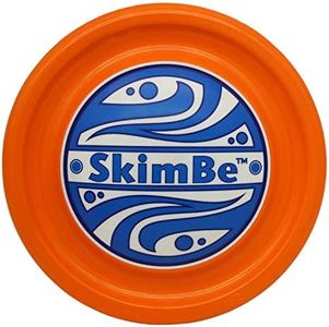 SkimBe Disc Ultimate Water Toy for Spring and Summer Fun - Skips, Skims, Slides, & Jumps! Perfect for Water, Beach, Pools, & Gardens- Thrilling Entertainment for Kids, Adults, & Families! (Orange)