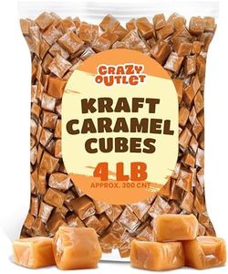 Kraft Caramel Cubes, Classic Chewy Squares, Bulk Pack 4 Pounds