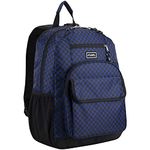 Eastsport Oversized Multifunctional Sports Padded Laptop Sleeve Backpack Bag for Work, Travel, Outdoors, Fits 15" Laptop, Blue Checkerboard, One Size, Travel Backpacks