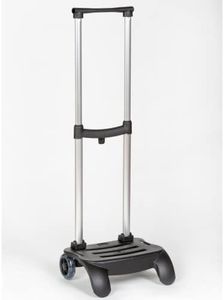 Devesa Carro Mochila Escolar para Niño y Niña Plegable y Resistente - Carrito Plegable con Ruedas para Mochilas Escolares - Trolley Escolar - D200 (Negro)