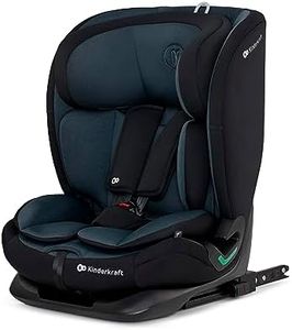 Kinderkraft ONETO3 I-SIZE 76-150 cm Seggiolino Auto 9-36 kg isofix, Alzatina auto bimbi, Poggiatesta regolazione, Cinture di sicurezza, Facile da pulire, Nero