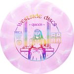 Westside Discs Origio Burst Queen Disc Golf Driver | Maximum Distance Frisbee Golf Disc | Great for Beginners and Easy to Throw | 170g Plus | Stamp Color and Burst Pattern Will Vary (Pink)