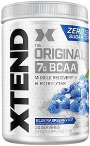 XTEND Original BCAA Powder Blue Raspberry Ice - Sugar Free Post Workout Muscle Recovery Drink with Amino Acids - 7g BCAAs for Men & Women - 30 Servings